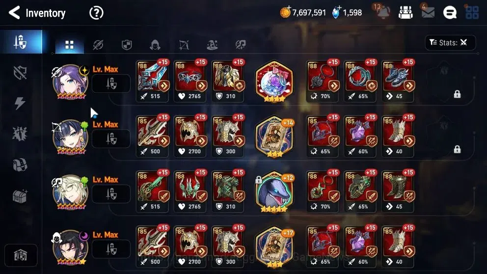 Epic Seven Accounts Starter GLOBAL UnVerif|New Era|3 ML(WOTM TenebriaBW ISeria,US Choux)+Ab Fumyr,Ivana,etc|Poh ON|2K 13