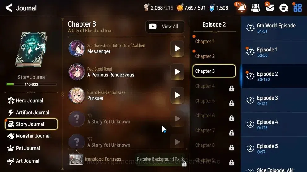 Epic Seven Accounts Starter GLOBAL UnVerif|New Era|3 ML(WOTM TenebriaBW ISeria,US Choux)+Ab Fumyr,Ivana,etc|Poh ON|2K 9
