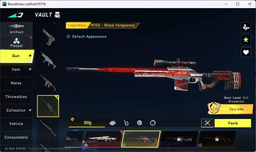 Blood Strike Accounts ASIA | Eternal M700 Seraph | 1 Ultra Loot Crate |1 image 3
