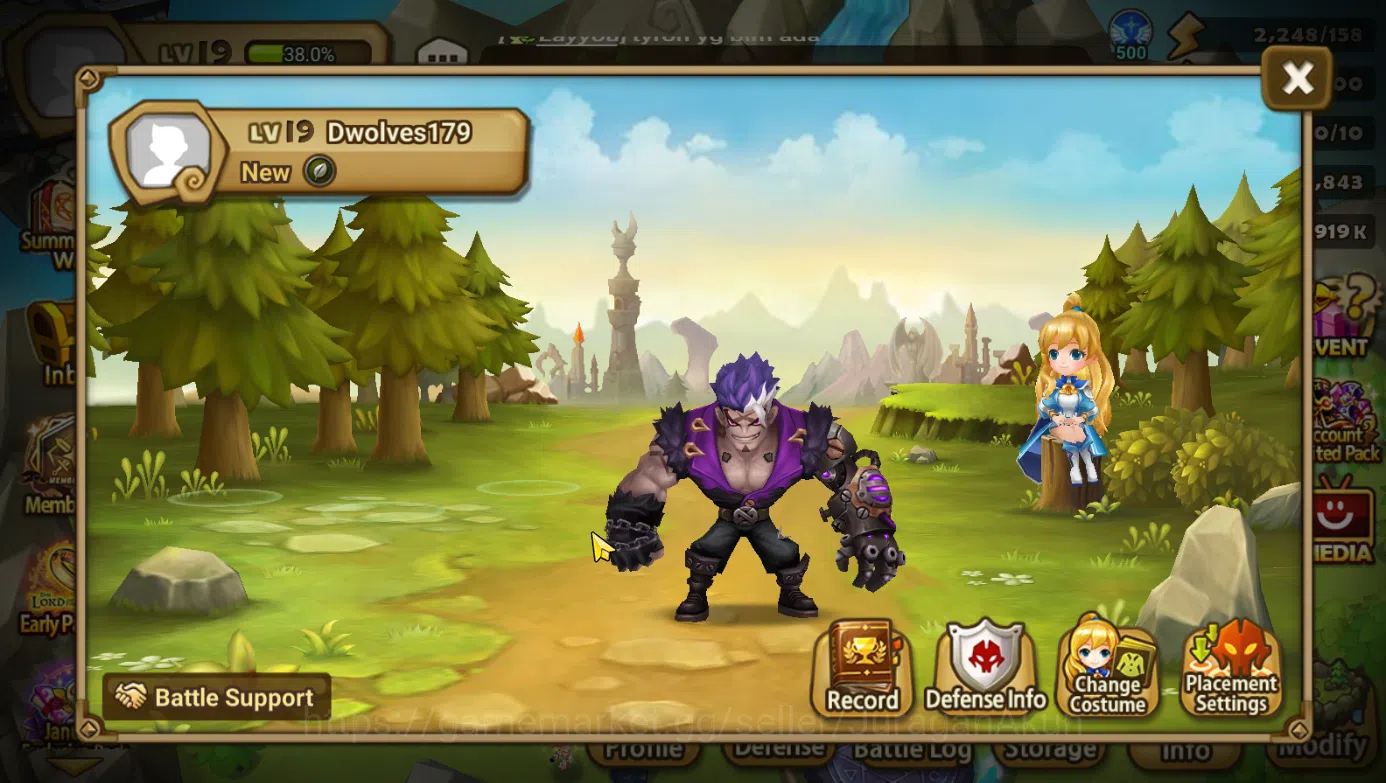 Summoners War: Sky Arena Accounts Starter ASIA STARTER 1 LD Vancliffe + Many Scroll|2 NB5+9 6* Monster|1 Trans Scroll,4 3