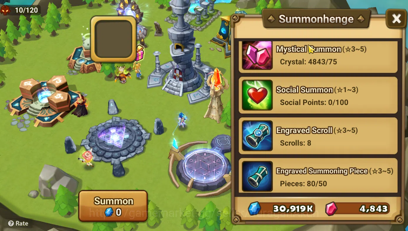 Summoners War: Sky Arena Accounts Starter ASIA STARTER 1 LD Vancliffe + Many Scroll|2 NB5+9 6* Monster|1 Trans Scroll,4 5