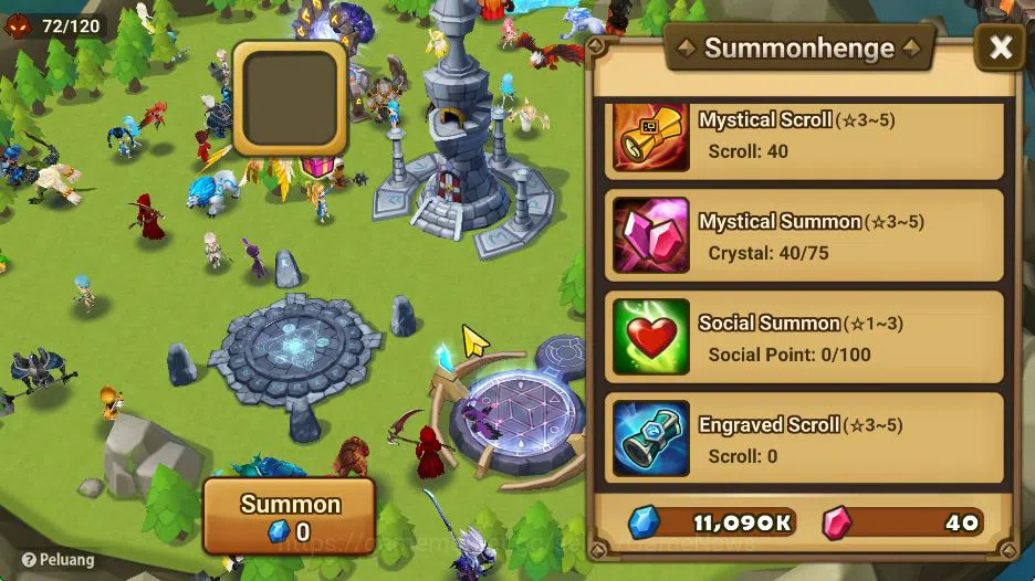 Summoners War: Sky Arena Accounts EU Starter With Light Polar Queen and 1.3K energy  image 2
