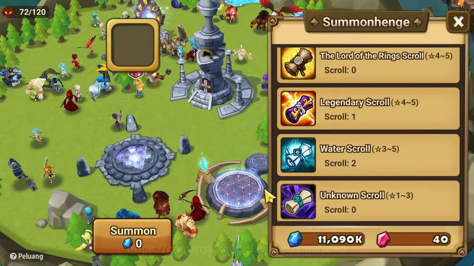 Summoners War: Sky Arena Accounts EU Starter With Light Polar Queen and 1.3K energy  image 3
