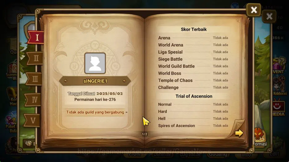 Summoners War: Sky Arena Accounts EU Starter With Light Polar Queen and 1.3K energy  image 7