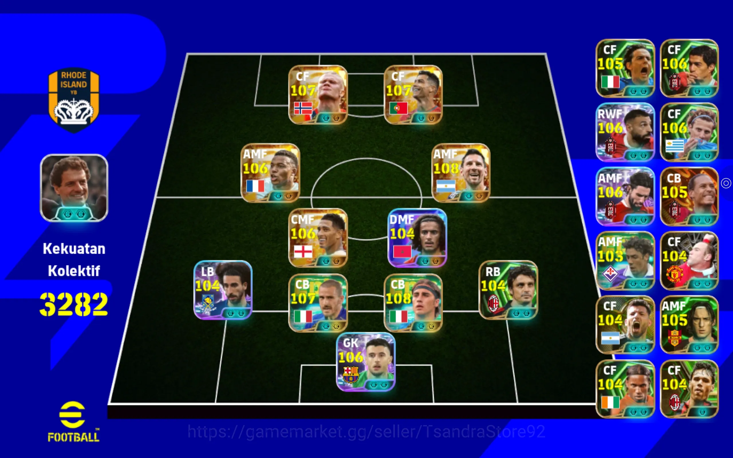 eFootball Accounts High-End 041 IN - OVR 3282- Full Big Time World Cup 2026 - Starter Ready to play- FLASH SALE 1