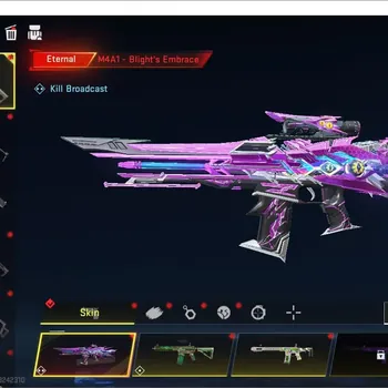 Blood Strike Accounts Starter ASIA|STARTER|1 ETERNAL: M4A1-Blight's Embrace|1 AOT Playpal|3 ULTRA Guns|1 ULTRA Striker|1