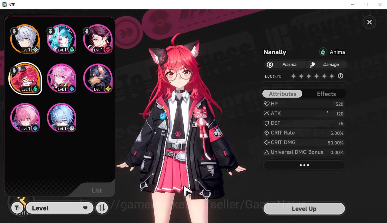 Neverness to Everness Accounts GLOBAL EU |HL 4| 1 SSR Limited Nanally A1 | 6 SR [ image 2