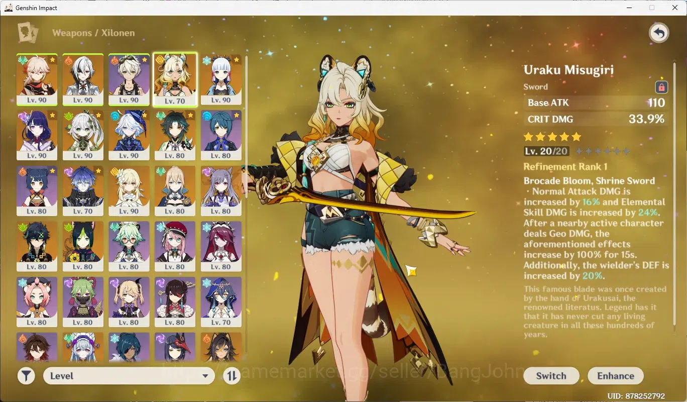 Genshin Impact Accounts ASIA | 10 limit (Furina,Raiden,Kinich)+Sign,Arlecc image 11