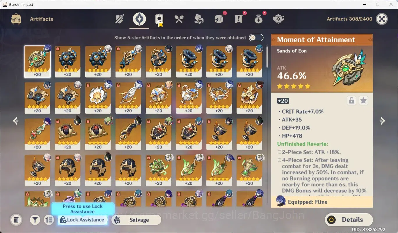 Genshin Impact Accounts ASIA | 10 limit (Furina,Raiden,Kinich)+Sign,Arlecc image 4