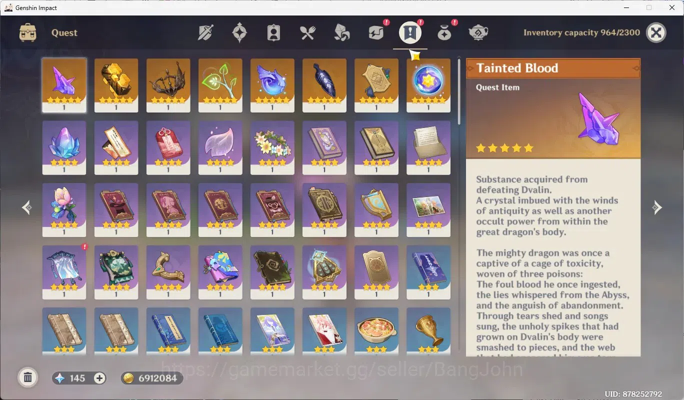 Genshin Impact Accounts ASIA | 10 limit (Furina,Raiden,Kinich)+Sign,Arlecc image 9