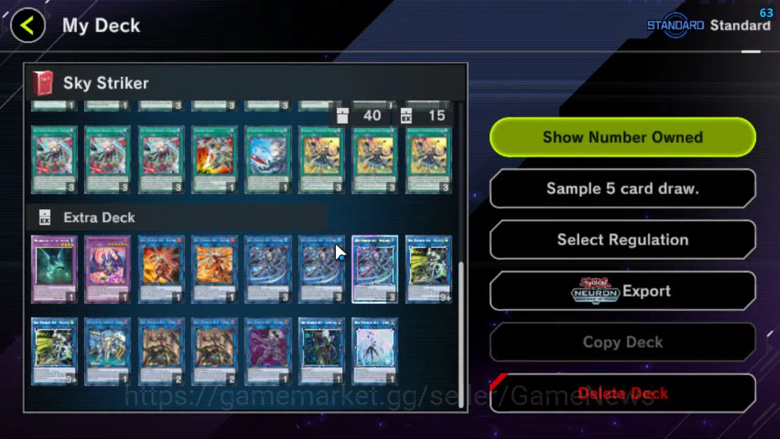 Yu-Gi-Oh! Master Duel Accounts Lv 18 | 20 Deck |VSK9,Sky Striker,Radiant Typhoon, image 7