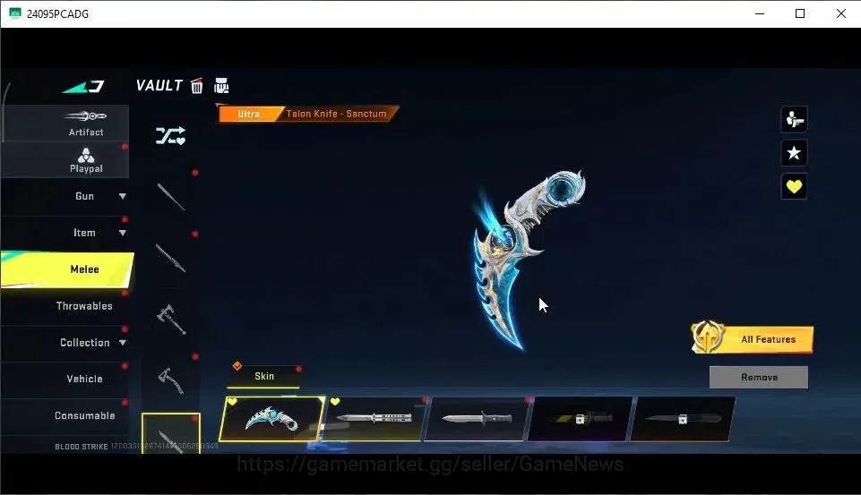 Blood Strike Accounts ASIA|5 ETERNAL[RAN,KRAKEN,Spear,KAG-6,DEagle]|4 UL image 12