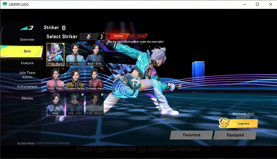 Blood Strike Accounts ASIA|5 ETERNAL[RAN,KRAKEN,Spear,KAG-6,DEagle]|4 UL image 3