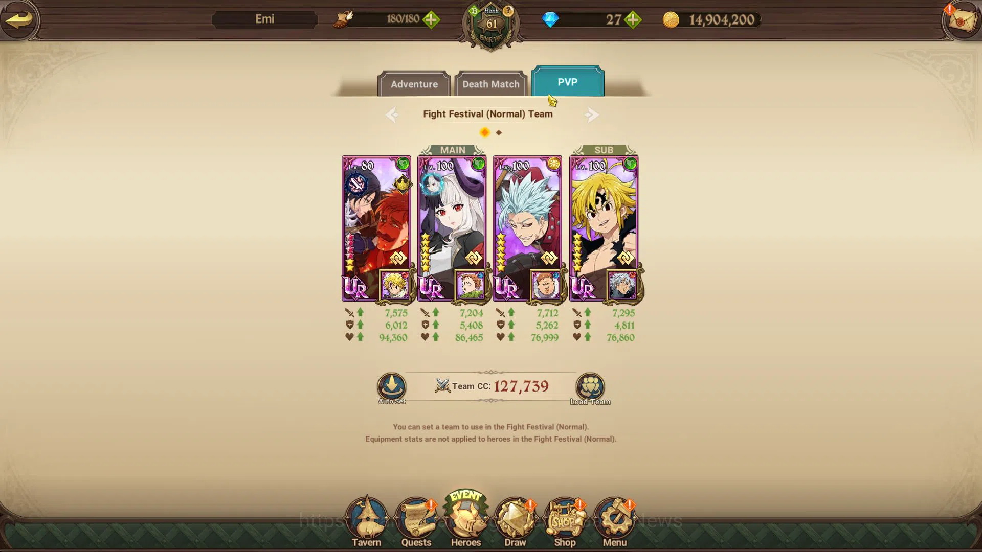 The Seven Deadly Sins: Grand Cross Accounts Starter Global| 1,3M CC | Fresh Starter Ch 4 | 1 LR+4 UR | Helbram,Merlin 2