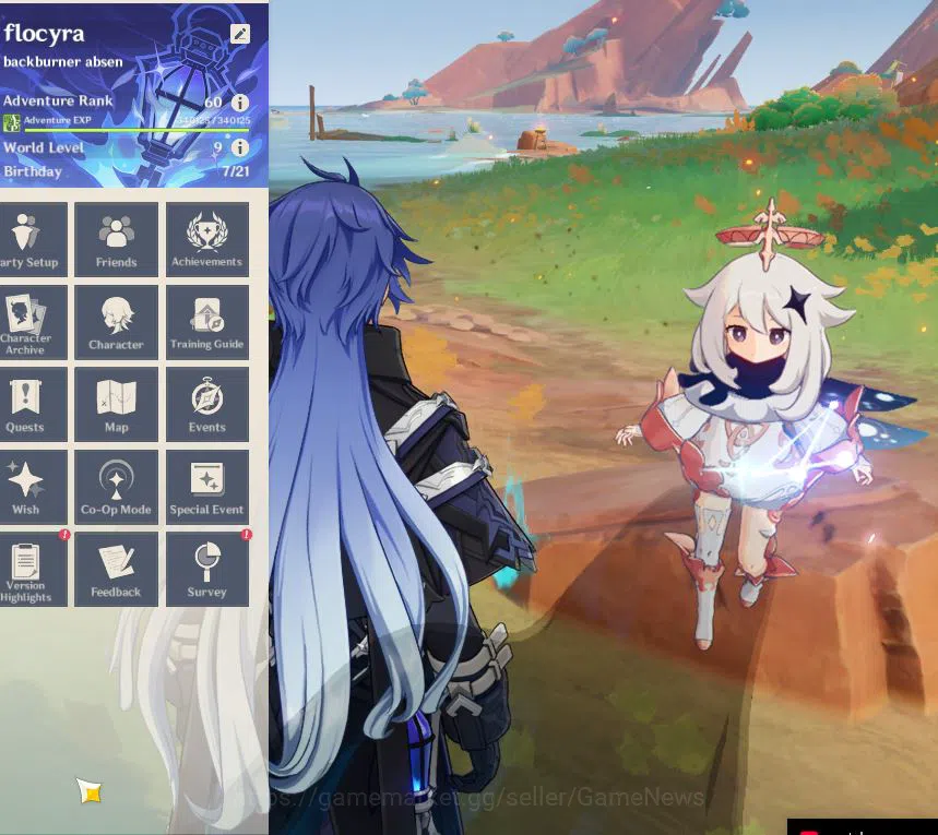 Genshin Impact Accounts ASIA|Free HSR|AR60|PreamTeam Flins|20Limit+13(*5We image 1