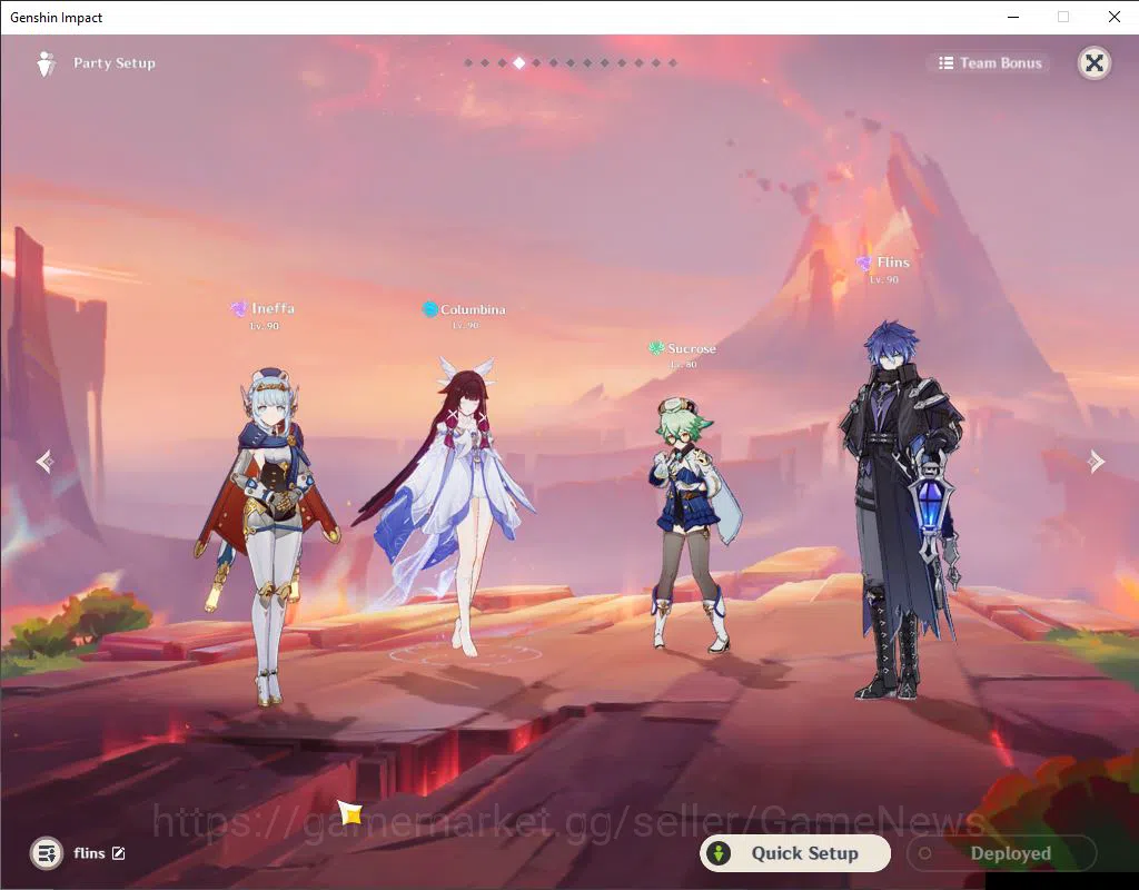 Genshin Impact Accounts ASIA|Free HSR|AR60|PreamTeam Flins|20Limit+13(*5We image 3