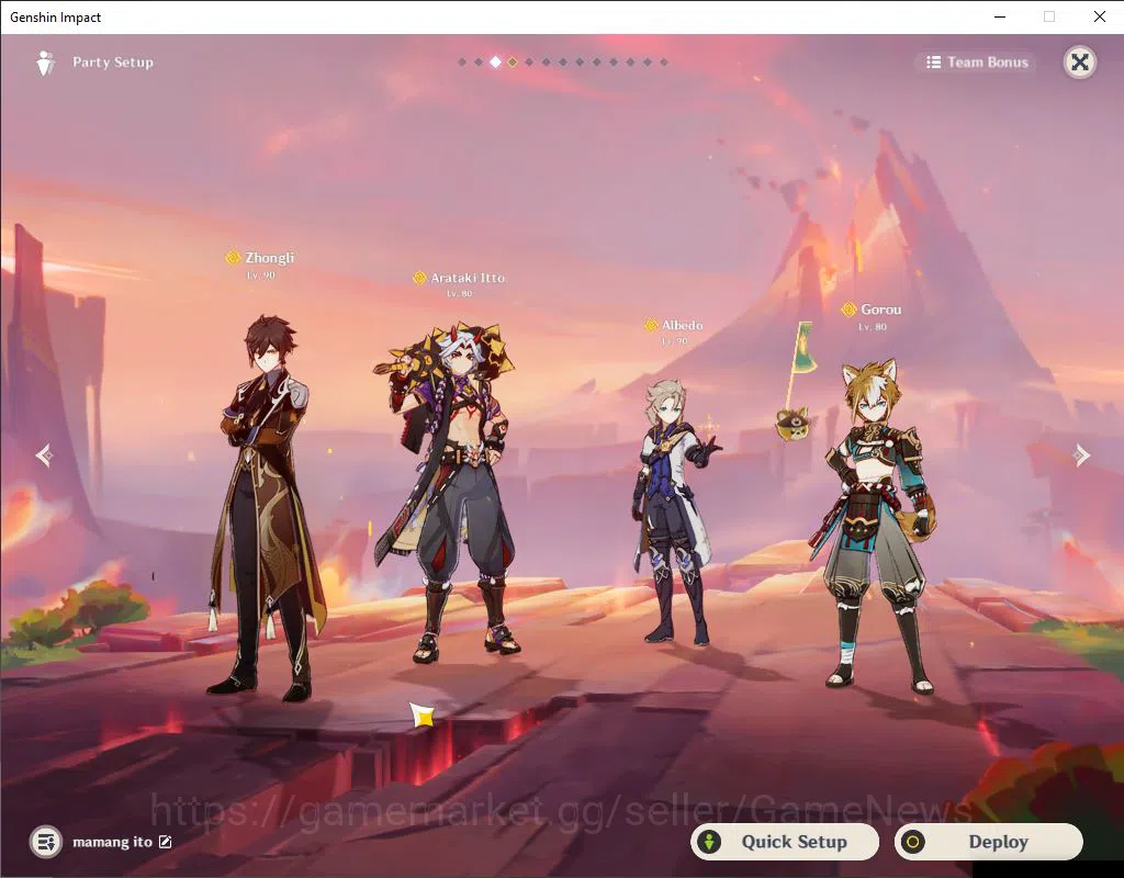 Genshin Impact Accounts ASIA|Free HSR|AR60|PreamTeam Flins|20Limit+13(*5We image 4