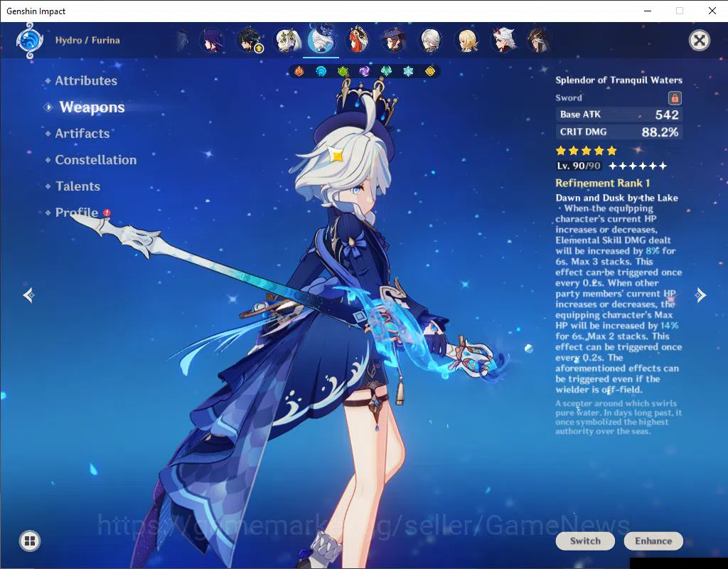 Genshin Impact Accounts ASIA|Free HSR|AR60|PreamTeam Flins|20Limit+13(*5We image 9