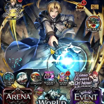 Last Cloudia Accounts Endgame GLOBAL|Rank 25|100k Crystal|Collab Mushoku Tensei ( Rudeus )+(SM Sera,Telestio,A Roland,G
