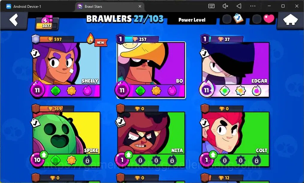 Brawl Stars Accounts Global |2072 Trophy|27 Brawler|3 Max Lv Hypercharg image 5
