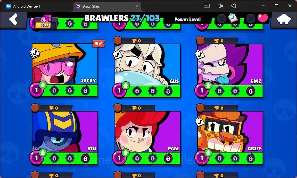 Brawl Stars Accounts Global |2072 Trophy|27 Brawler|3 Max Lv Hypercharg image 8