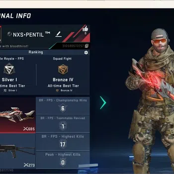 Blood Strike Accounts Others ASIA | 1 Eternal Gun: Spear-Relic Lv.1 | 1 Legendary Gun | Check SS BS2881B
