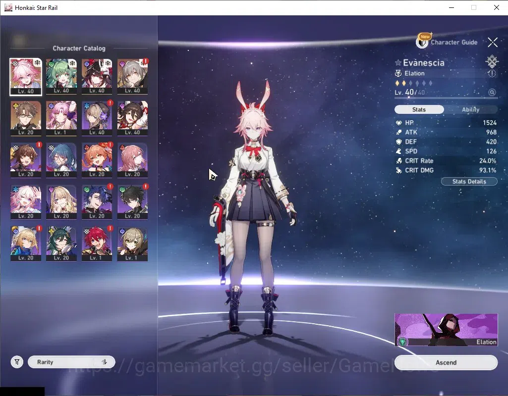 Honkai Star Rail Accounts Asia| TL 28|4 Limited | Evanescia,Huohuo,Sparkle,F image 4