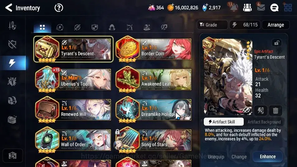 Epic Seven Accounts GLOBAL UnVerif|7 ML(Rhiana&Luciel,School Nurse Yul image 18