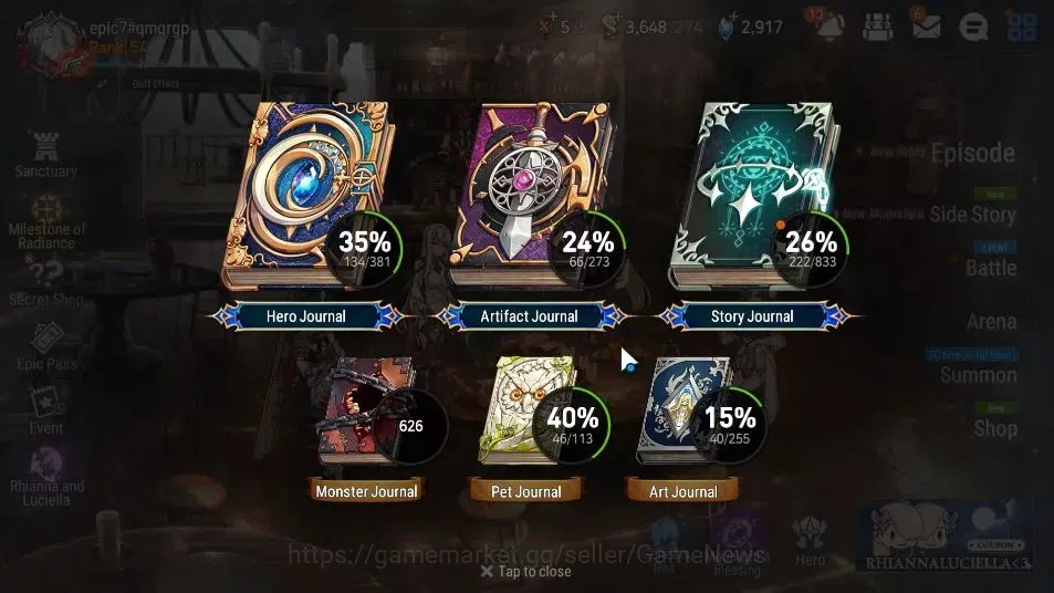 Epic Seven Accounts GLOBAL UnVerif|7 ML(Rhiana&Luciel,School Nurse Yul image 3