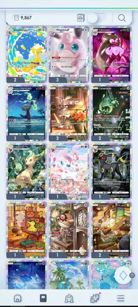 Pokémon TCG Pocket Accounts EN 9,8K Card|153 EX|4 Crown [Candy,Balloon,Klefki, image 10