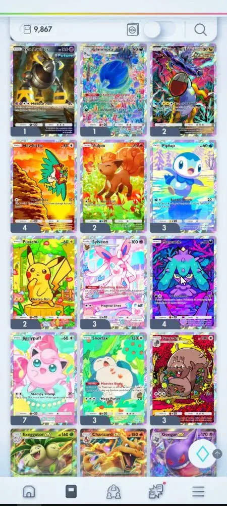 Pokémon TCG Pocket Accounts EN 9,8K Card|153 EX|4 Crown [Candy,Balloon,Klefki, image 14