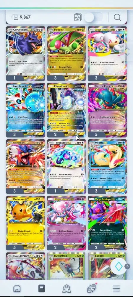 Pokémon TCG Pocket Accounts EN 9,8K Card|153 EX|4 Crown [Candy,Balloon,Klefki, image 20