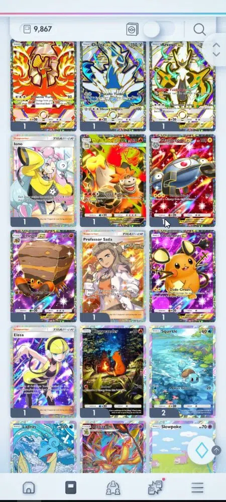 Pokémon TCG Pocket Accounts EN 9,8K Card|153 EX|4 Crown [Candy,Balloon,Klefki, image 7