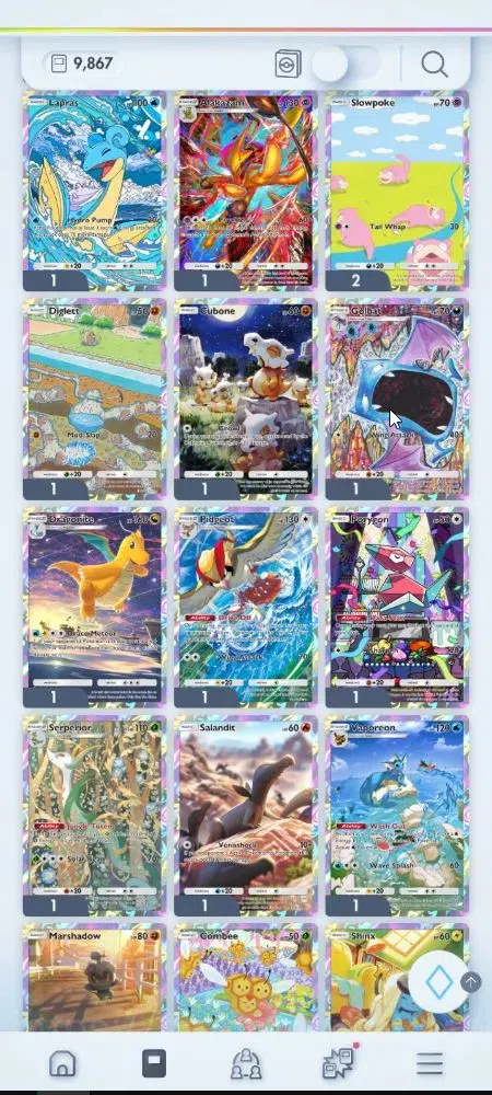 Pokémon TCG Pocket Accounts EN 9,8K Card|153 EX|4 Crown [Candy,Balloon,Klefki, image 8