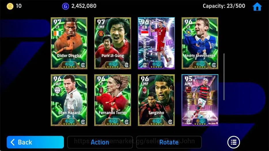 eFootball Accounts Others Mobile|PW 3175|Lisandro Martinez ShowT,Daichi Kamada ShowT,Gutl Epic,Eden Hazard Epic,Steven 4