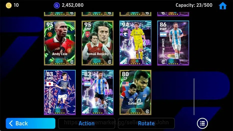 eFootball Accounts Others Mobile|PW 3175|Lisandro Martinez ShowT,Daichi Kamada ShowT,Gutl Epic,Eden Hazard Epic,Steven 5