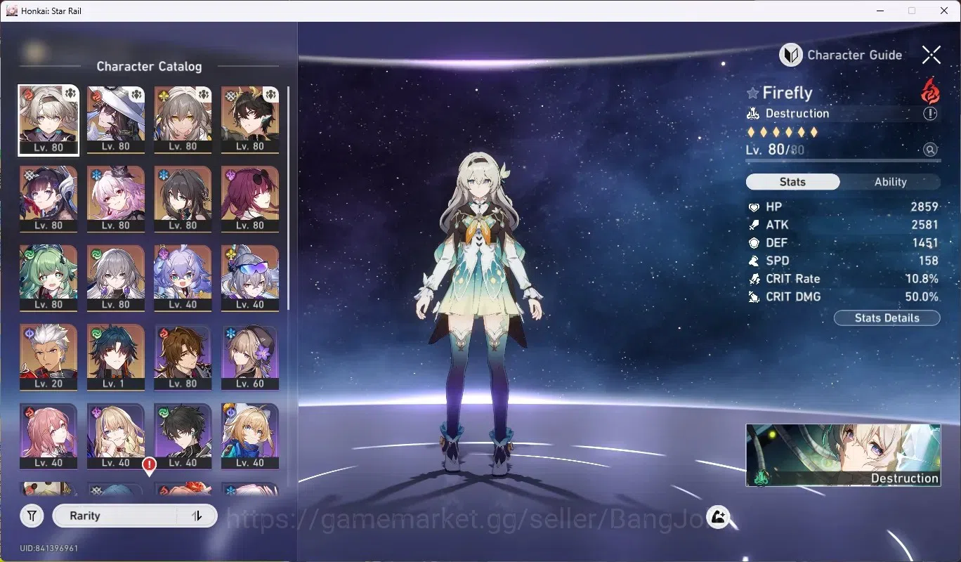 Honkai Star Rail Accounts ASIA|TL 69|8 Limited [FireflyE2,The Dahlia]+Sign,H image 2