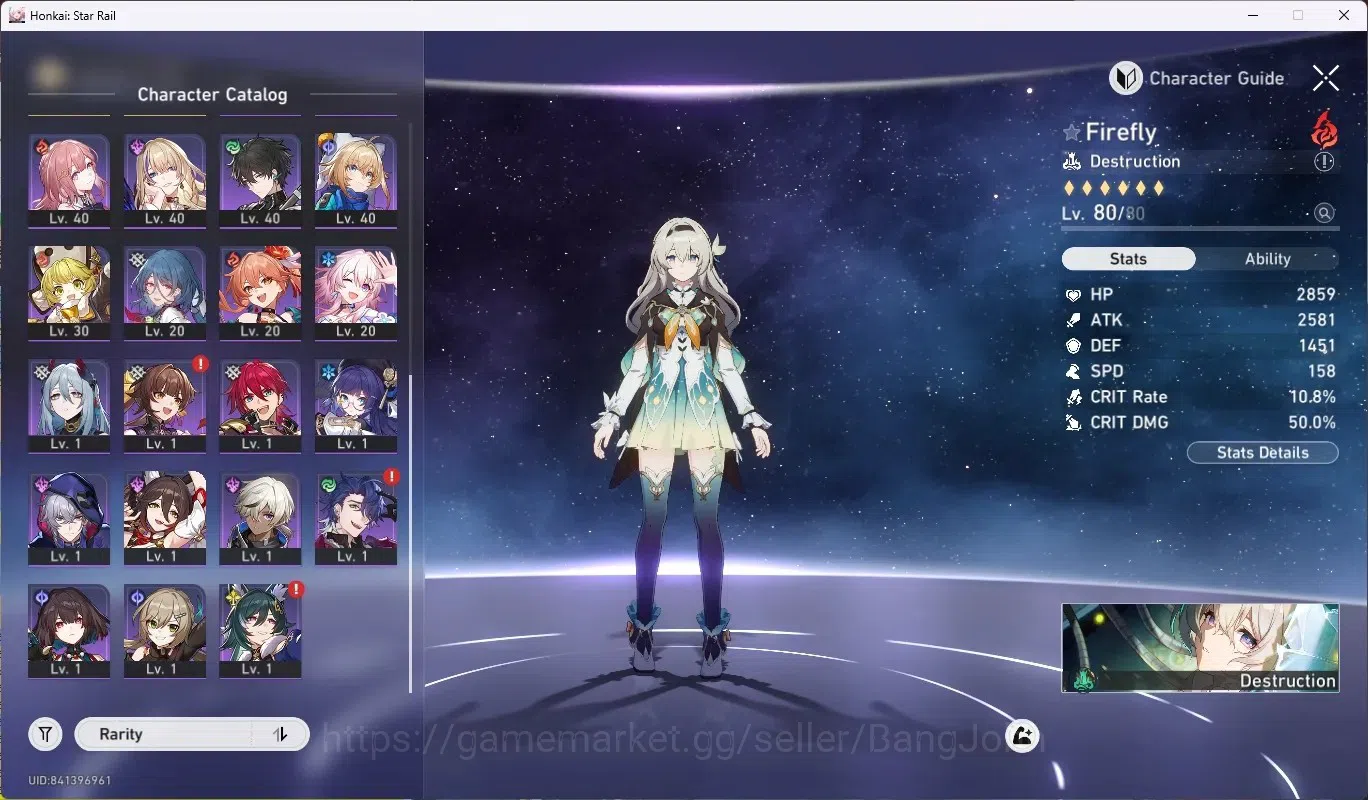 Honkai Star Rail Accounts ASIA|TL 69|8 Limited [FireflyE2,The Dahlia]+Sign,H image 3