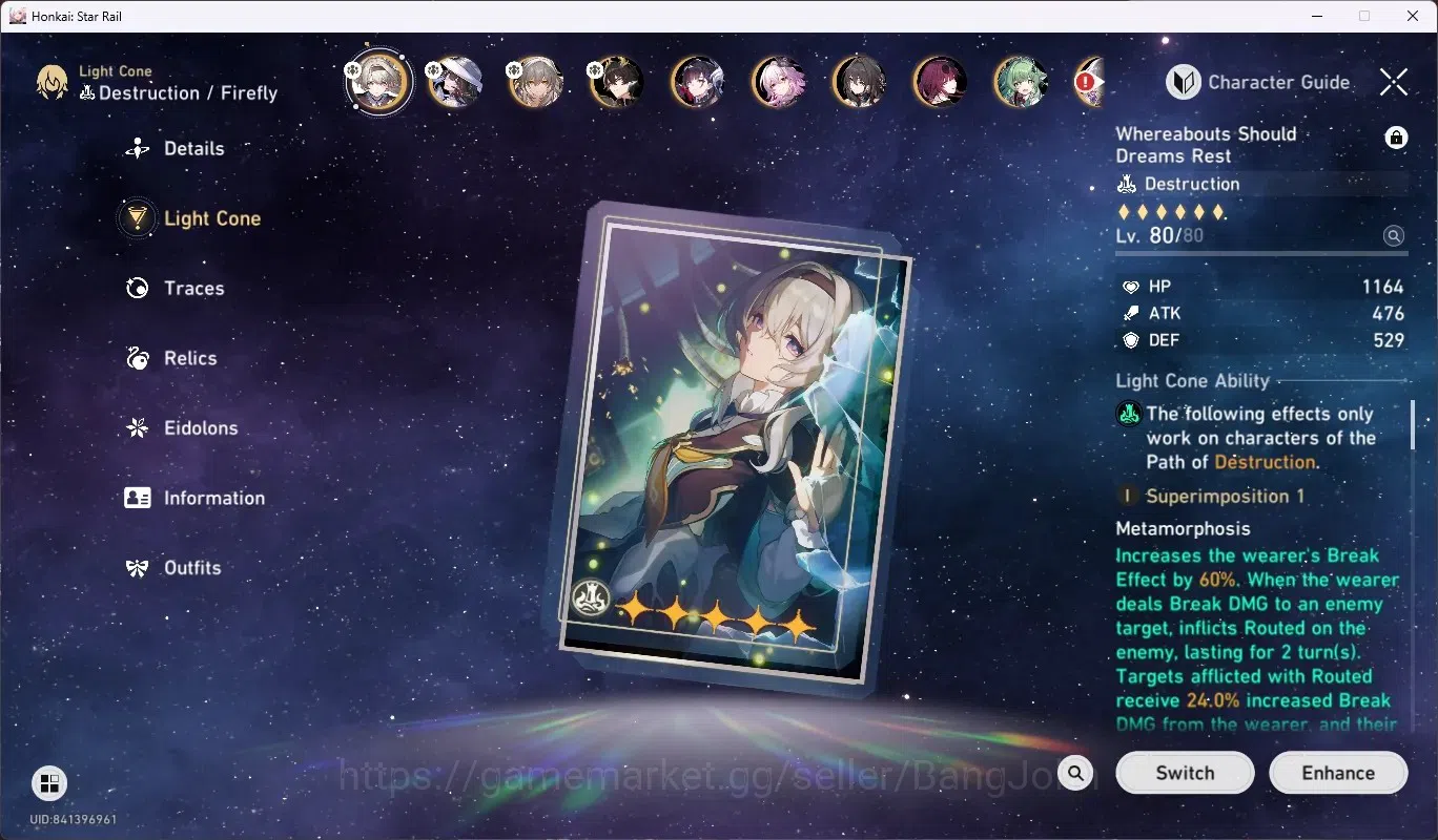 Honkai Star Rail Accounts ASIA|TL 69|8 Limited [FireflyE2,The Dahlia]+Sign,H image 4