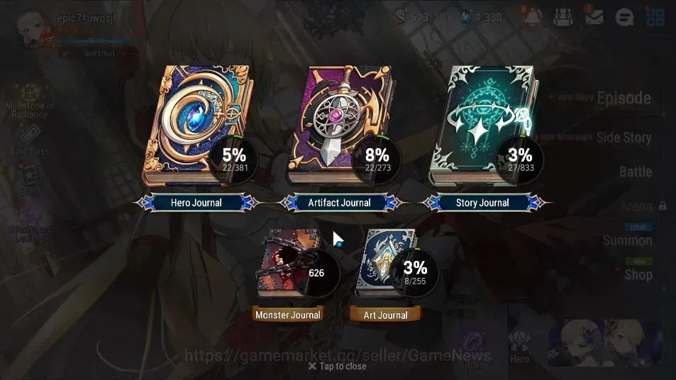 Epic Seven Accounts GLOBAL UnVerif|New Era|2 ML (Rhiana & Luciel,Spect image 3