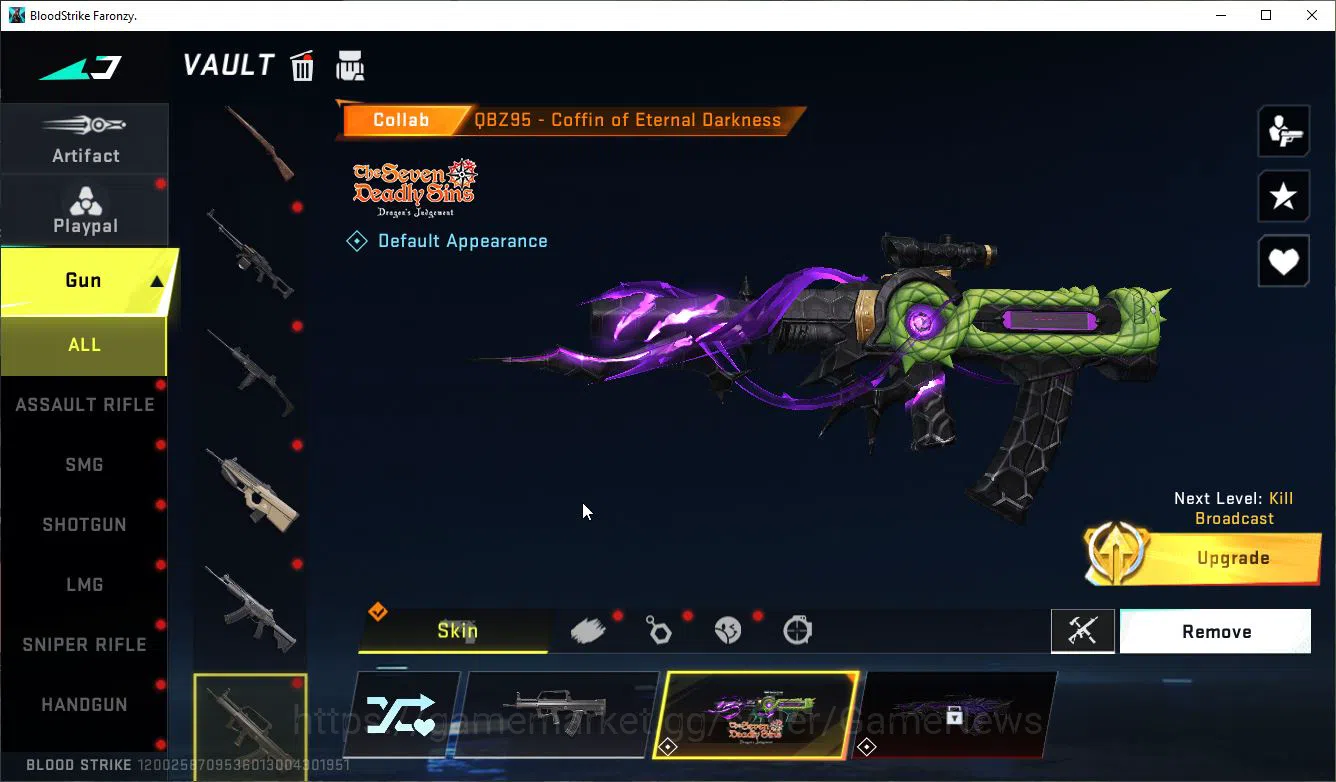 Blood Strike Accounts ASIA|Collab 7DS [M700-Elizabeth,AK47,Karl98K,QBZ95 image 6