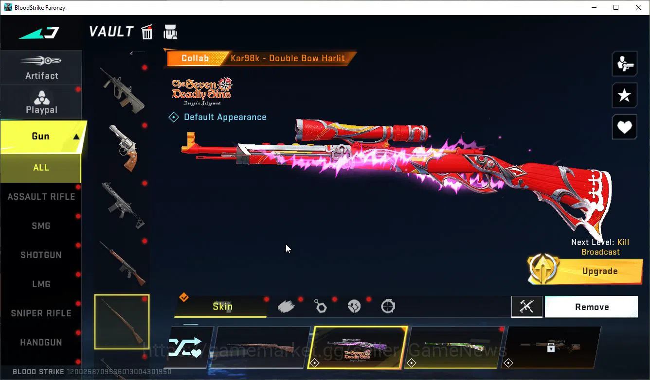 Blood Strike Accounts ASIA|Collab 7DS [M700-Elizabeth,AK47,Karl98K,QBZ95 image 7