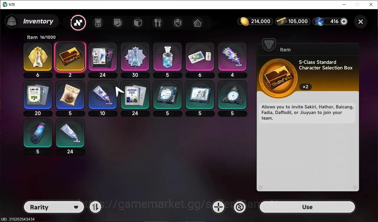 Neverness to Everness Accounts GLOBAL SEA|HL 3|1 Limited S-Class| Shinku |+2 S-Class Selector Box|Selector ON|Overcast 7