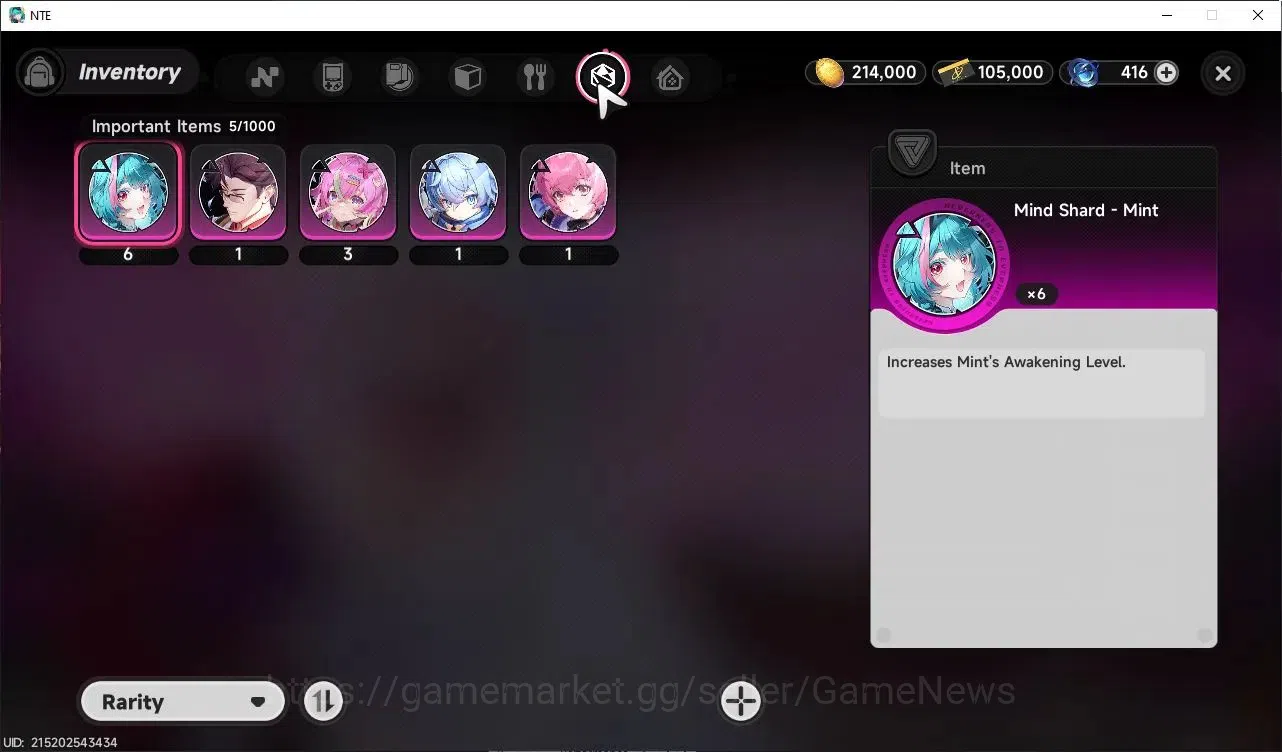 Neverness to Everness Accounts GLOBAL SEA|HL 3|1 Limited S-Class| Shinku |+2 S-Class Selector Box|Selector ON|Overcast 9