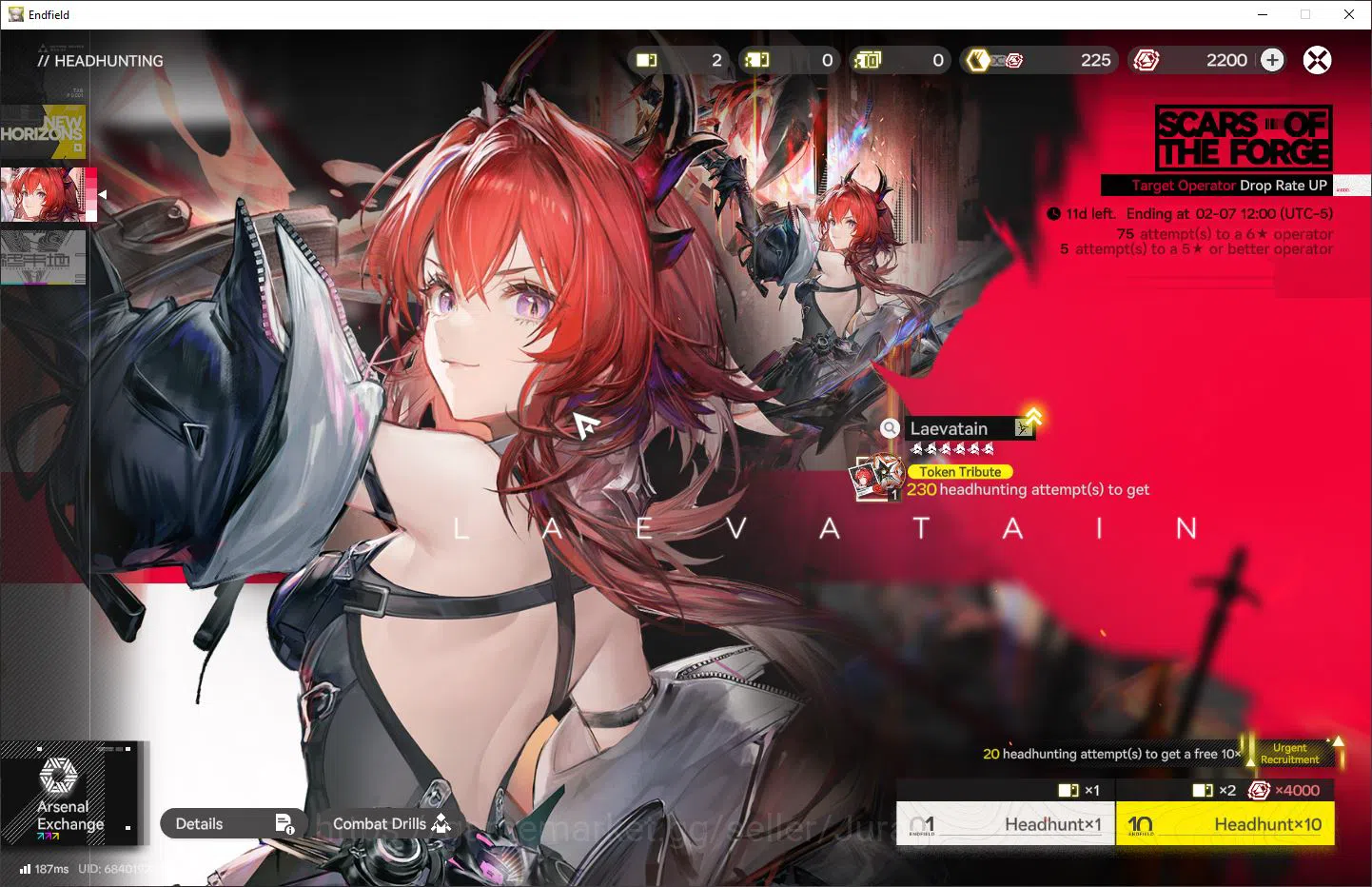 Arknights: Endfield Accounts NA/EU Level 2 | Meta Starter 2 SSR Laevatain, Life image 5
