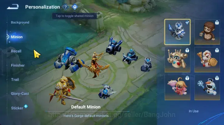 Honor of Kings Accounts Global HR112 SK230 |1 Mythic Stone|Conan Marcopolo image 6