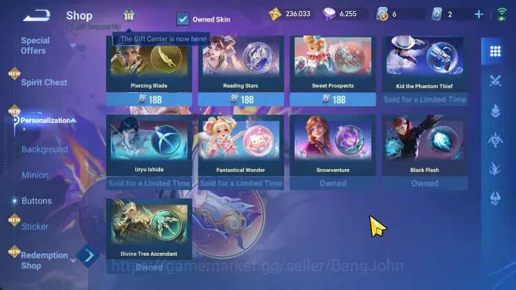 Honor of Kings Accounts Global HR112 SK230 |1 Mythic Stone|Conan Marcopolo image 7
