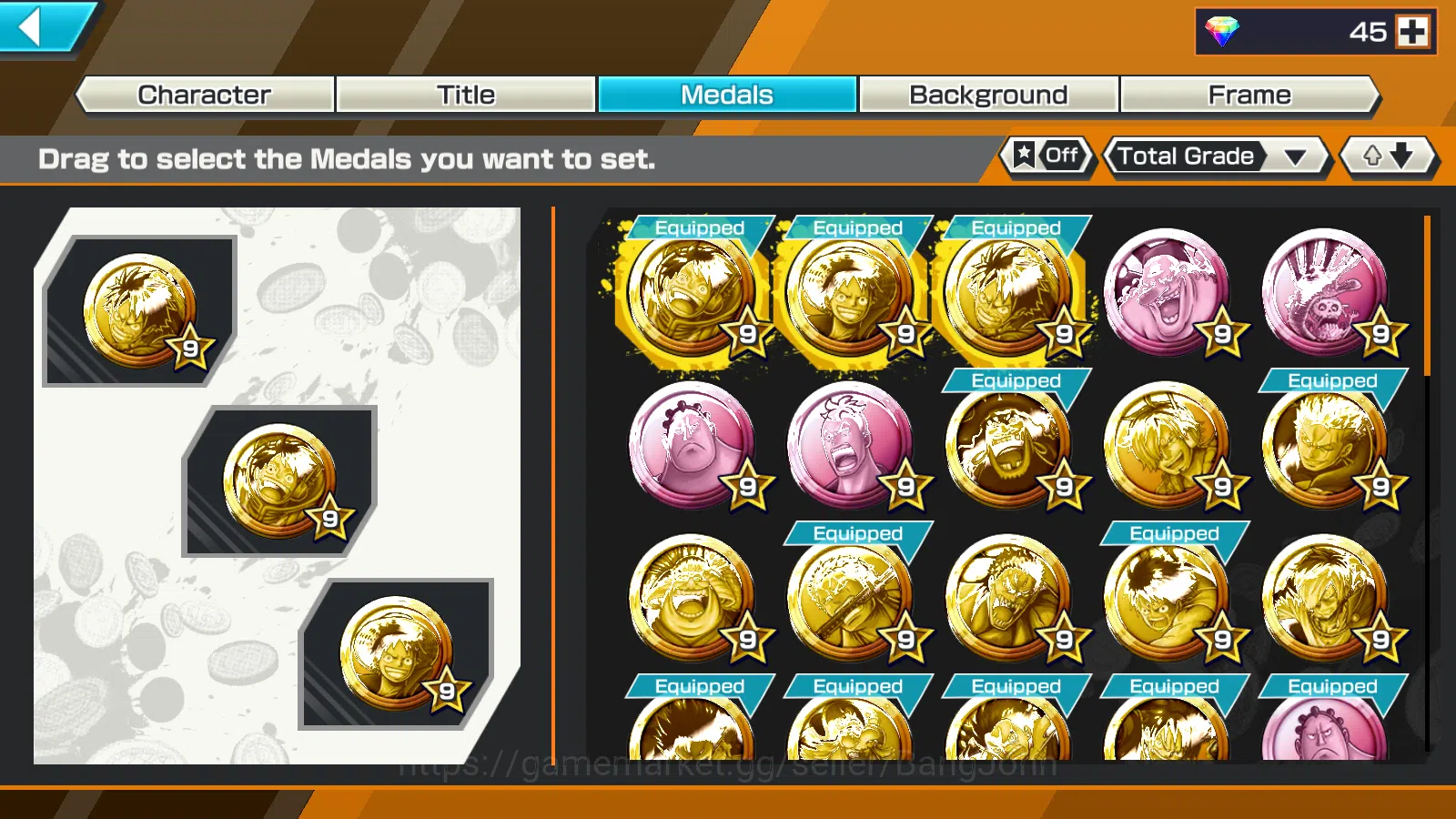 One Piece Bounty Rush Accounts Global | 4EX | 4Emperor teach ,the5elder saturn ,S image 3