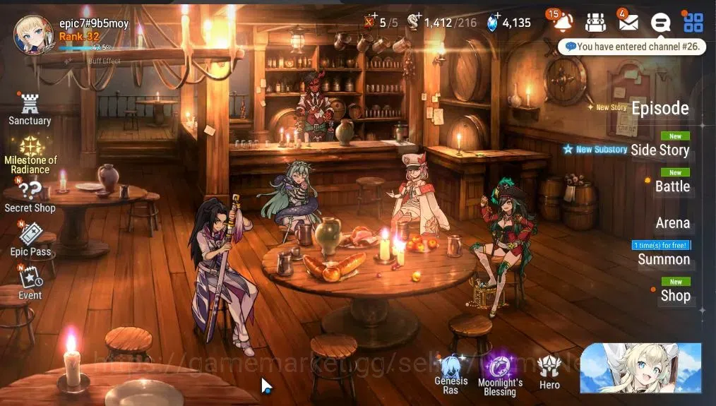 Epic Seven Accounts GLOBAL Unverif|New Era|3 ML[LOT Scales,Harsetti,PC image 1
