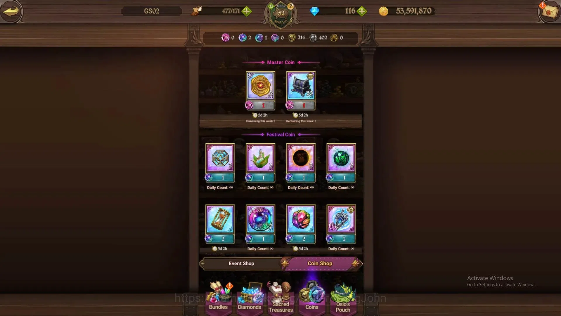 The Seven Deadly Sins: Grand Cross Accounts Global |1,8m CC|116 DM|1UR + CollabReZero&FireForc image 10